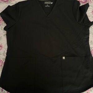 Fabletics Women's Black V-Neck Blouse